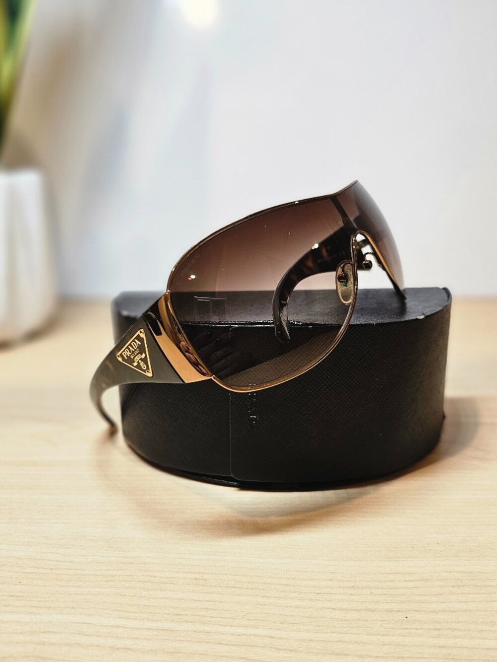 Y2K Prada Tortoiseshell Sunglasses